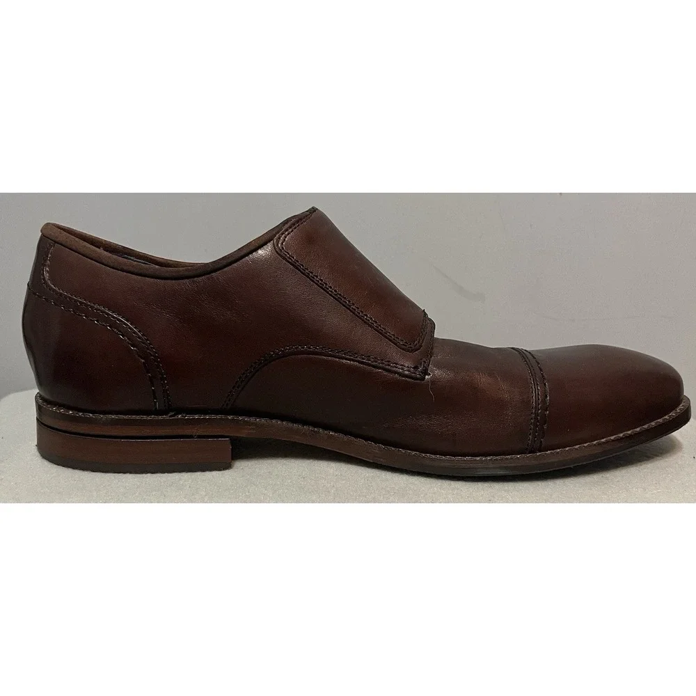 Cole Haan Shoes Mens Size 10.5 Brown Leather Double Monk Strap Dress Grand‎